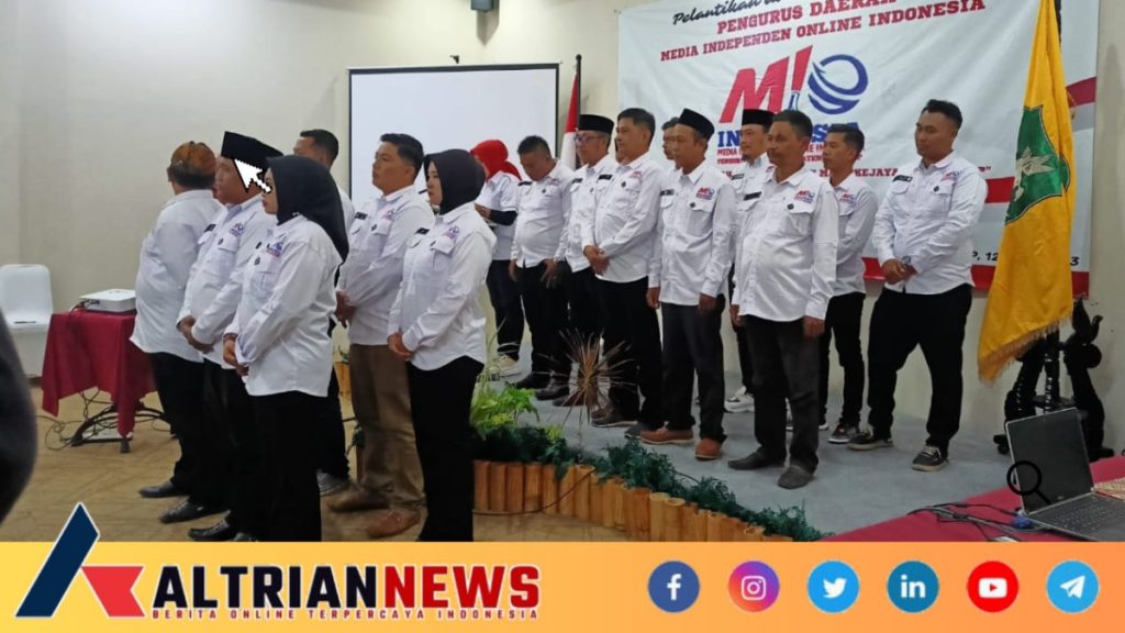 Bupati Achmad Fauzi Hadiri Pelantikan Pengurus Daerah Media Independen Online Indonesia Kabupaten Sumenep