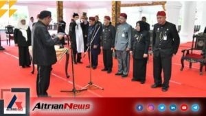 Bupati Sumenep, Lantik Lima Orang Pejabat Pimpinan Tinggi Pratama di Pendopo Agung Keraton