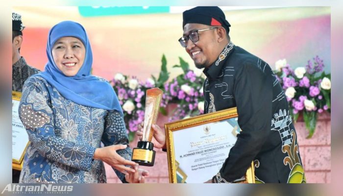 Sukses, Bupati Sumenep Diganjar Penghargaan Tingkatkan Pertanian dari Gubernur Jawa Timur
