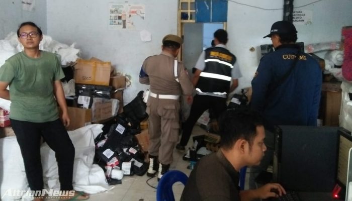 Satpol PP Bersama Tim Gempur Rokok Ilegal Tutup Operasi di Kecamatan Kota Sumenep