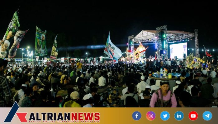 Ribuan Warga Sumenep Bersholawat Bersama Paslon FAHAM