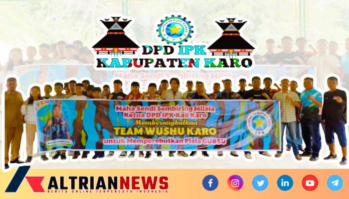 Ketua DPD IPK Karo, Maha Sendi Sembiring Milala, Dukung Penuh Atlet Wushu Menuju Kejuaraan Provinsi