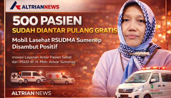 RSUDMA Sumenep Hadirkan Mobil Lasehat, 500 Pasien Sudah Diantar Pulang Gratis