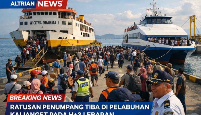 Arus Balik Lebaran Mulai Terlihat, Ratusan Penumpang Tiba di Pelabuhan Kalianget pada H+3