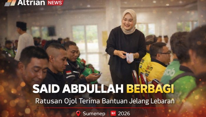 Said Abdullah Berbagi di Sumenep, Ratusan Ojol Terima Sembako dan Tali Asih Jelang Lebaran