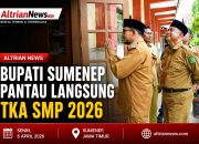 Bupati Sumenep Pantau Langsung TKA SMP 2026, Pastikan Berjalan Tertib dan Berkualitas