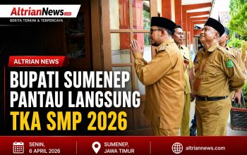 Bupati Sumenep Pantau Langsung TKA SMP 2026, Pastikan Berjalan Tertib dan Berkualitas