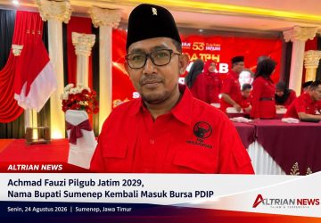 Achmad Fauzi Pilgub Jatim 2029 Kembali Masuk Bursa, Ini Sikap Bupati Sumenep
