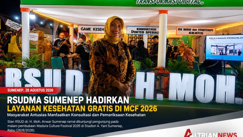 RSUDMA Sumenep Hadirkan Layanan Kesehatan Gratis di MCF 2026, Makin Dekat dengan Masyarakat