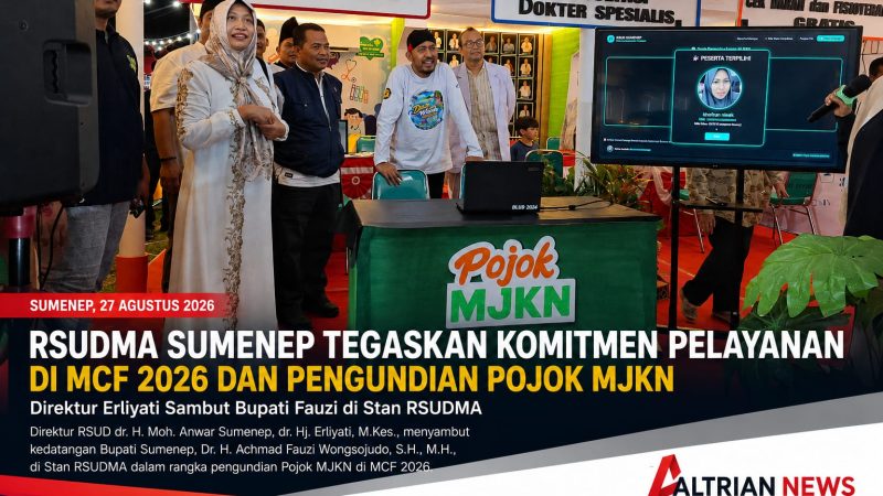 RSUDMA Sumenep Tegaskan Komitmen Pelayanan di MCF 2026, Makin Dekat dengan Warga