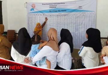Dinkes P2KB Sumenep Perkuat Cakupan Imunisasi Lewat My Village My Home di Desa Beringin