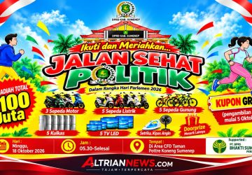 Hari Parlemen 2026, DPRD Sumenep Gelar Jalan Sehat Politik Berhadiah Rp100 Juta