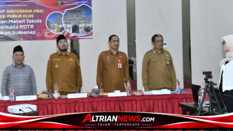 Bupati Fauzi Tekankan Koordinasi dalam Penyusunan RDTR Sumenep