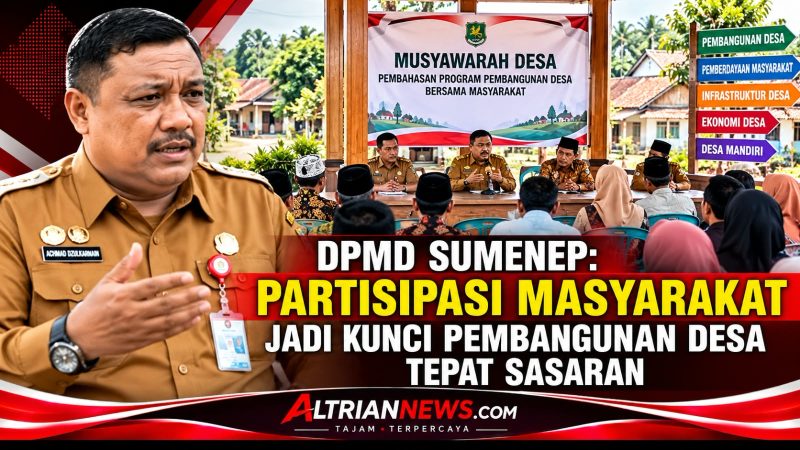 DPMD Sumenep: Partisipasi Masyarakat Jadi Kunci Pembangunan Desa Tepat Sasaran